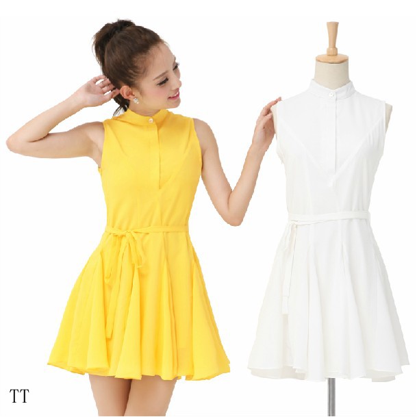 Cute Yellow Dress for Women