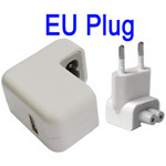 USB Power EU plug Adapter Travel Charger for iPad 2 & iPad iPhone 4 & 4S /3GS iPod Touch Free shipping(China (Mainland))