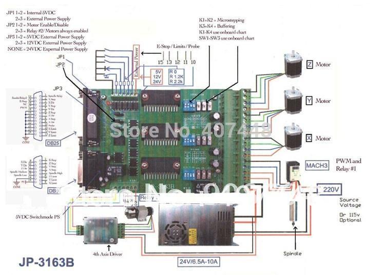 Tb6560 схема подключения