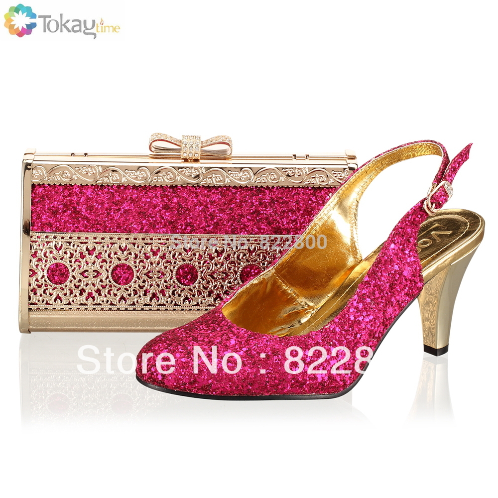 Woman shoes,Fuchsia pink Italian shoe and bag to match with free ...