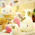 Free shipping Cute Bunny / rabbit plush pillow, toy, 1pc