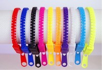 2013 Newest Candy Zipper Bracelet Fashion Bangle Bracelets Unisex Punk Wristbands Jewelry
