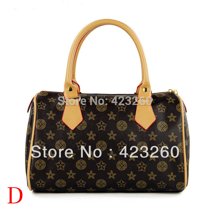 Stylish Womens Lady's Black Flower Leather HandBag Purse Hobo Tote Bag Satchel Free shipping CY0469HD Dropshipping(China (Mainland))