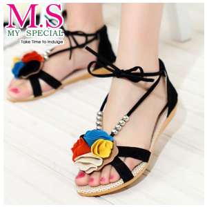 Cheap Dress Shoes on Free Shipping 2013 New Arrival Fashion Sweaty Women Flat Sandals With