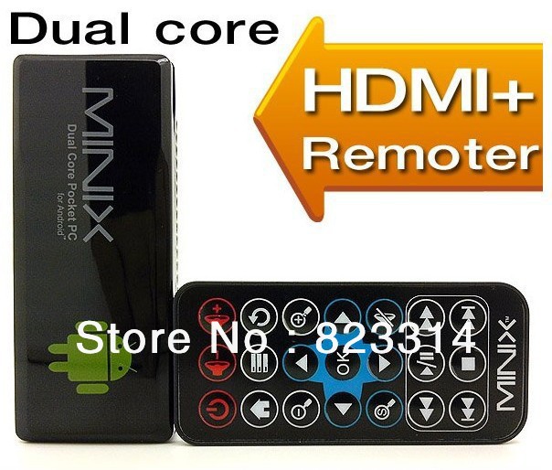 NEW 100% Original RK3066 Cortex A9 Dual Core TV Box BMINIX NEO G4 Android Mini PC TV Stick with Remote Control 1 Year Warranty(China (Mainland))