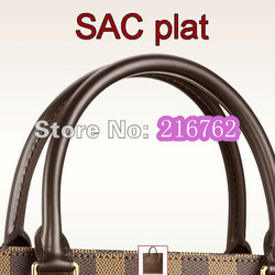 Excellent * LoVe ebene sac plat handbag/N51140 cafe checkered tote DAMIERED(China (Mainland))