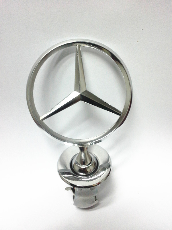 Mercedes hood emblem assembly #2
