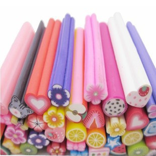 Nail art fruit strip clay bar stick nail art accessories fruit slice mobile beauty materials polymer clay mould(China (Mainland))