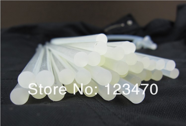 Freeshipping 50 pcs /lot 7mmx2700mm Clear Glue Adhesive Sticks For Hot Melt Gun Car Audio Craft(China (Mainland))
