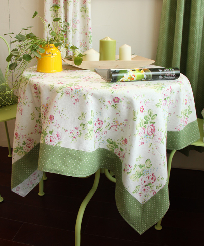 country table flower table  tablecloth on cloth square jacquard table runner  square round table round