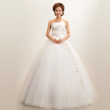Boutique wedding dress new arrival 2012 tube top the bride wedding dress formal dress