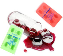 (Minimum order $5,can mix)  6 Grid Silicone Jewelry Diamond Shape Ice Cube Maker Mold Tray CM492