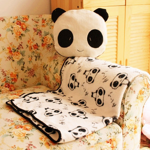 Pillow air conditioning blanket dual air conditioning is thickening coral fleece blanket air conditioning birthday gift(China (Mainland))