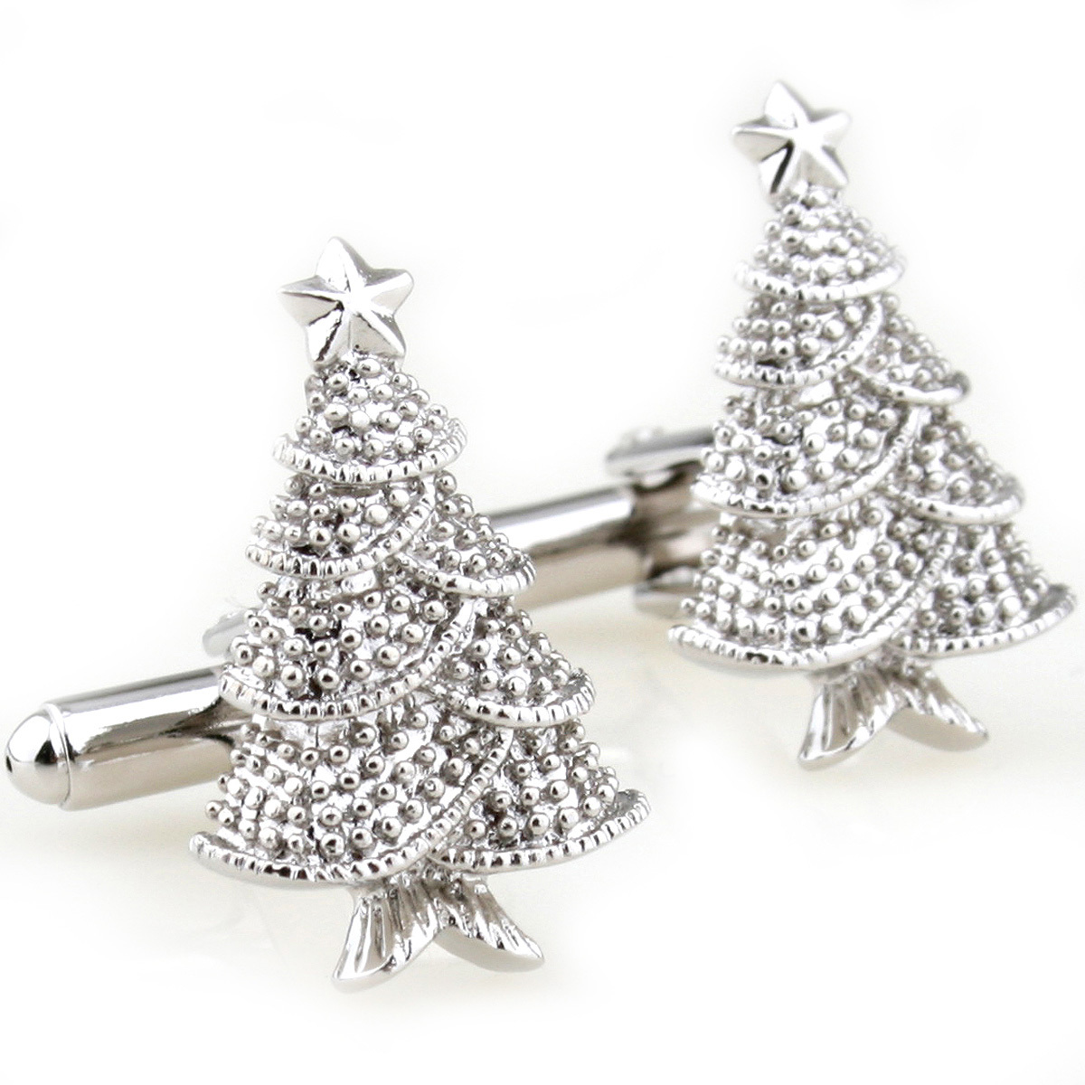 Rare Men's Shirt Suit Wedding Business style series christmas tree male french cufflinks nail sleeve 210038(China (Mainland))