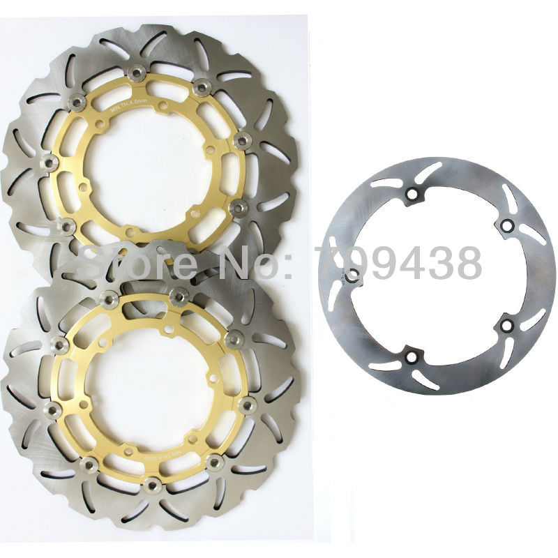 Full Set Front+Rear Brake Disc Rotor For BMW R 1100 R 93-01 1993 1994 1995 1996 1997 1998 1999 2000 2001 R1100R(China (Mainland))