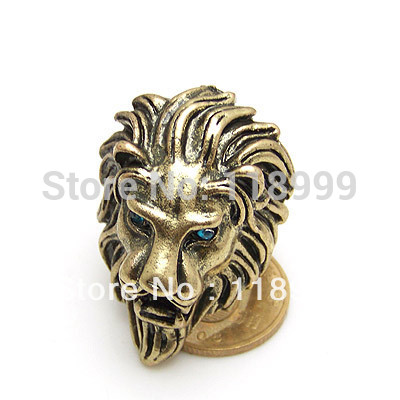 New Arrival Jewelry Animal Head Ring Lion Men Rings with Stone ...
