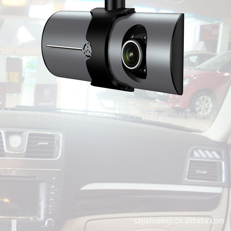 Manufacturers the wholesale [X3000L separate dual lens GPS track driving recorder car black box(China (Mainland))