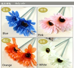EMS Free Shipping Home Hotel Decorative Flower Bouquet Daisy Flowers 200pcs/lot(China (Mainland))
