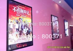 Led Light box Display Frame for 27"x40" Movie Poster, Cinema Led Lightbox Light Up Home Theater Sign(China (Mainland))