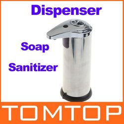 Freeshipping Automatic stainless steel Sensor Soap & Sanitizer Dispenser Touch-free Kitchen Bathroom , Dropshipping Wholesale(China (Mainland))