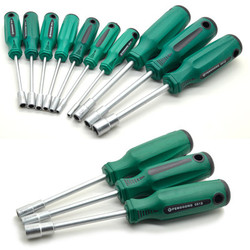 Free Shipping 1x New Metal Socket Wrench Screwdriver Hex Nut Key Hand Tool 10 Types A1979-A1980(China (Mainland))