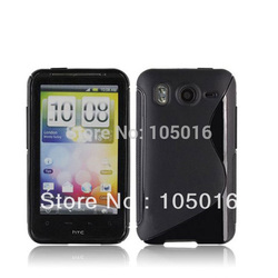 Free shipping 1pcs for HTC Desire HD mobile phone TPU GEL Skin Case cover with S pattern(China (Mainland))