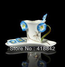 Coffee Set /Tea Cup New Edition Deep Blue Morming Glory
