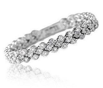 2013 New Arrival full star super shiny zircon crystal 925 sterling silver ladies bracelets jewelry wholesale