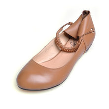 2013 spring single shoes female cowhide low-heeled shoes genuine leather formal shoes women’s nurse shoes a17-21