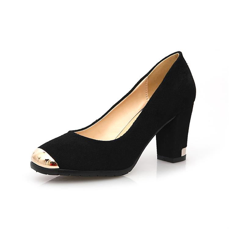 2013 fashion thick heel single shoes nubuck cowhide casual high heeled shoes fashion shoes genuine leather