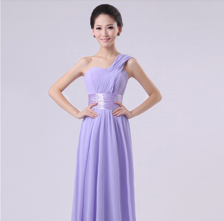 2013 one shoulder wedding dress, bridesmaid dresses(China (Mainland))