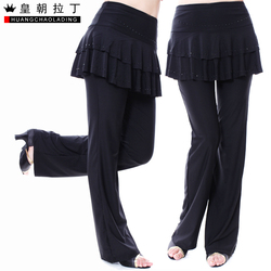 Square dance clothes dance pants square dance pants hypertensiveperson pants ballroom dancing pants(China (Mainland))