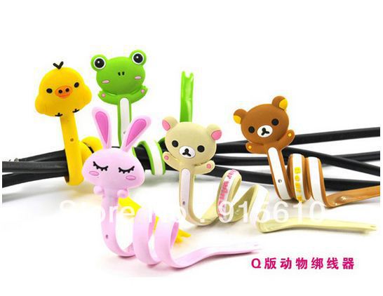 [Amy] free shipping Laptop MP3 MP4 phone earphone in Cable Winder 10pcs/lot high quality(China (Mainland))