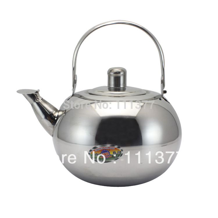 Free shipping 1 2L stainless steel coffee or tea pot electromagnetic kettle with mesh