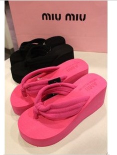 best seller P7 2013 summer ! high heeled platform flip flops beach slipper Large wholesale(China (Mainland))