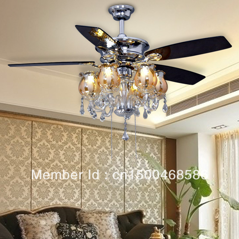 European-chandeliers-fan-ceiling-fan-light-minimalist-modern-52-inch ...