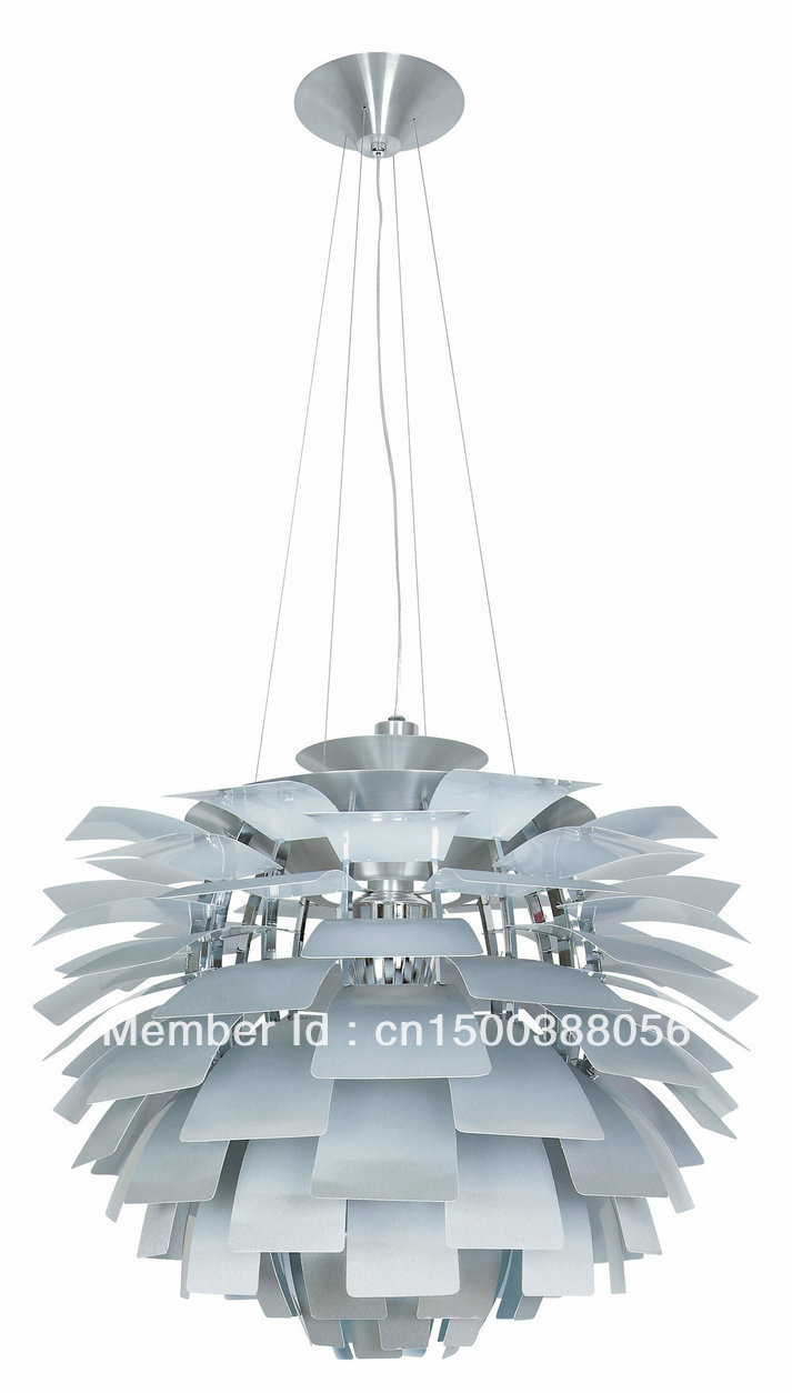 Lamps and Lighting Modern Poul Henningsen PH Artichoke Lamp Aluminum Pendant Lighting 204/3-56-AL(China (Mainland))