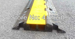 Free shipping stage cable groove PVC cable trough cover ramp wire protector wire floor cable wire trough cable tray(China (Mainland))