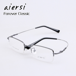 Titanium alloy memory titanium eye box non-mainstream myopia Men vintage eyeglasses frame glasses frame fashion(China (Mainland))
