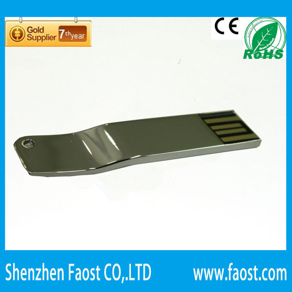 metal thin flash memory drive, mini usb driver(China (Mainland))