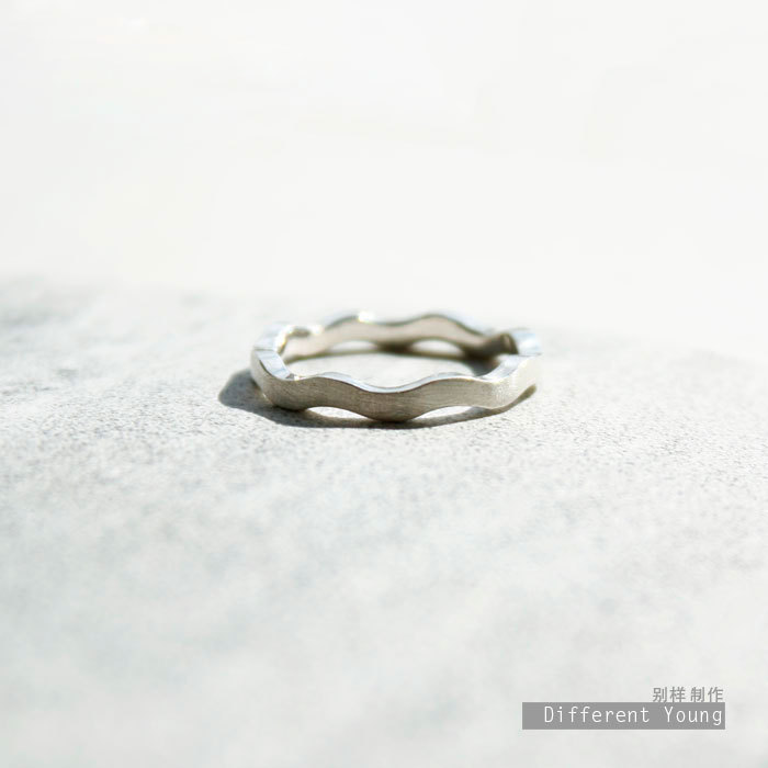 D.y . corrugated s925 pure silver ring brief female ring handmade silver jewelry(China (Mainland))