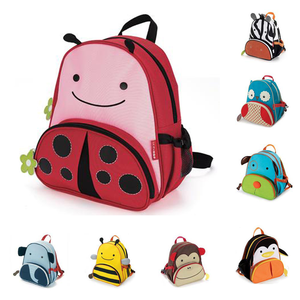 DHL FREE SHIPPING~2pcs/lot Baby Animal Toddler backpack,kid's cartoon School bag,kindergarten Children Shoulder Bag~bestselling(China (Mainland))
