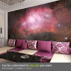 Bright Stars Customized Mural wall paper for Hotel,Office, Celing,KTV design,Home Design,The real mural not the poster(China (Mainland))