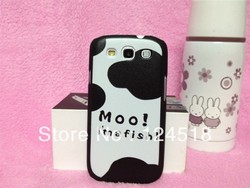 100pcs/lot Zebra color For samsung galaxy s3 case Uncle Dairy cow i9300 phone shell by DHL free shipping(China (Mainland))