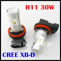 Super brightness H4,H7,H8,H9,H11,9005,9006 LED fog lamp DC 12-24V 30W for auto car light FREE SHIPPING