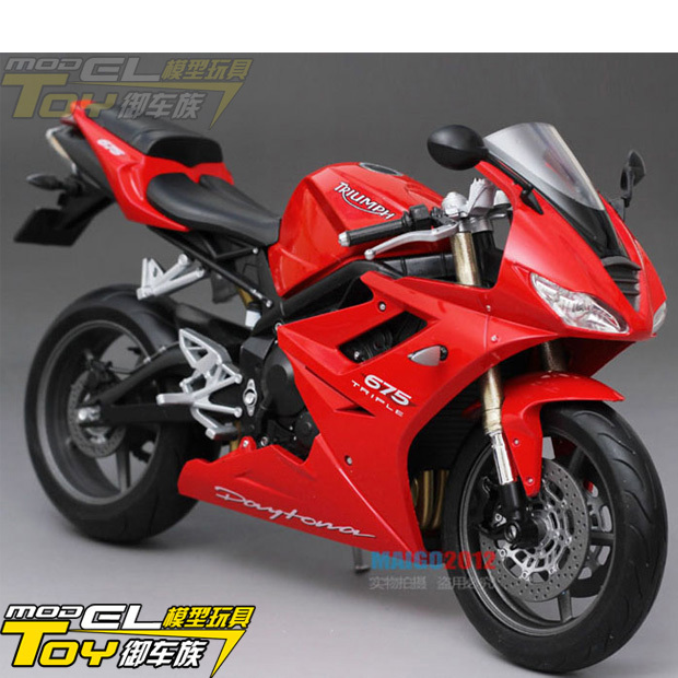 Large scale the wyly triumph daytona 675 alloy motorcycle model(China (Mainland))