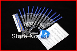 1packs 12pcs*44% Teeth Tooth Whitening Whitener Peroxide Bleaching Professional Kit White Gel(China (Mainland))