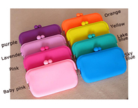 Fashion Candy Colors Kiss-lock Women Coin Purses, Water-proof Silicone Jelly Wallets/Purses/Clutches