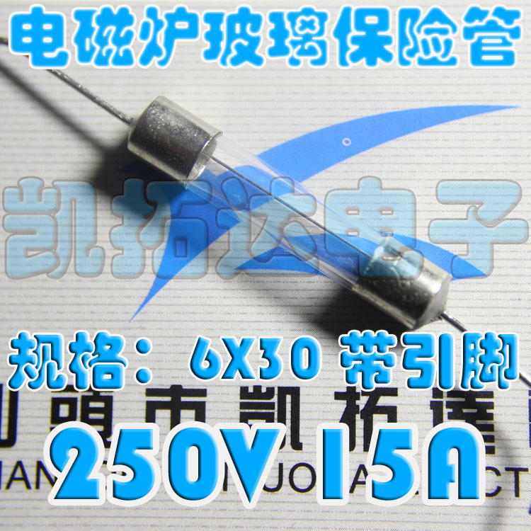 Glass fuse 6x30mm 15a 250v(China (Mainland))