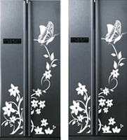 FREE SHIPPING 5pieces/lot Wall decor Decals Home stickers Art Murals PVC Vinyl SWT267 40*100cm*2 Flowers